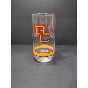 Boston College Eagles Glass Tumbler, Vintage Getty‎ Glass, Drinking Glass 5.5"